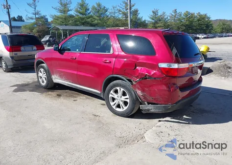 2013 Dodge Durango Sxt из США, поврежденный, VIN 1C4RDJAG4DC608637